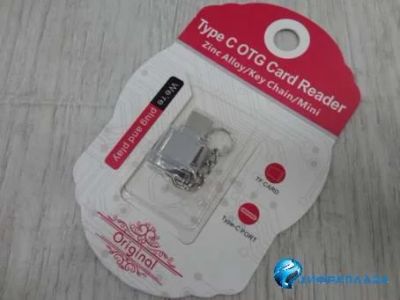 Лот: 13415607. Фото: 1. Адаптер OTG Type-C Card Reader... Шлейфы, кабели, переходники