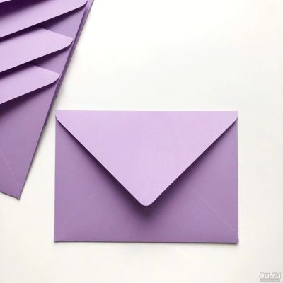 Лот: 13653958. Фото: 1. Конверт из дизайнерской бумаги... Открытки, конверты