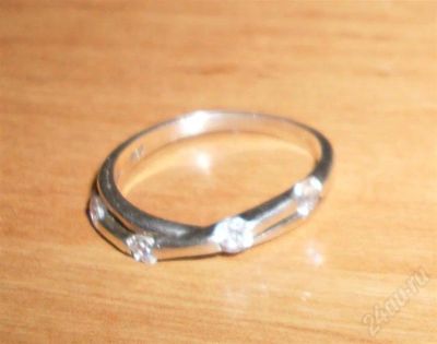 Лот: 617359. Фото: 1. Кольцо серебряное с платиновым... Кольца, перстни