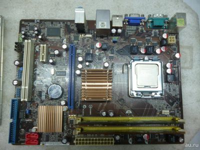 Лот: 11150851. Фото: 1. комплект мать ASUS P5KPL-AM SE... Комплекты запчастей