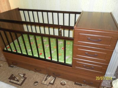 Лот: 5203183. Фото: 1. Детская Кроватка. Детские кровати и кроватки