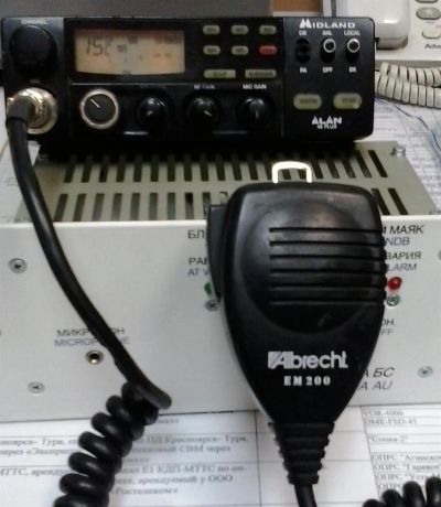 Лот: 3588330. Фото: 1. Автомобильная радиостанция Alan-48... Рации, радиостанции
