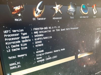 Лот: 17117253. Фото: 1. Плата Asrock FM2A75M-DGS. Материнские платы