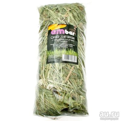 Лот: 18362133. Фото: 1. Сено Ambar Premium с кэроб и воздушной... Корма