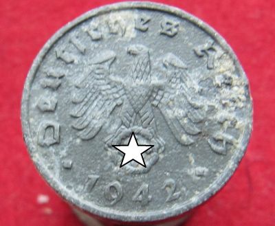 Лот: 13925784. Фото: 1. Монета № 25323 Германия, 1942г... Остальные страны