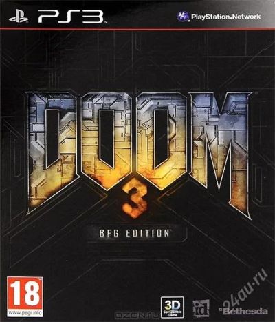 Лот: 2872307. Фото: 1. Doom 3 BFG edition - PS3. Игры для консолей