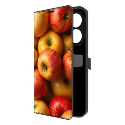 Лот: 25541517. Фото: 1. Чехол Krutoff Eco Book "Яблоки... Чехлы, бамперы