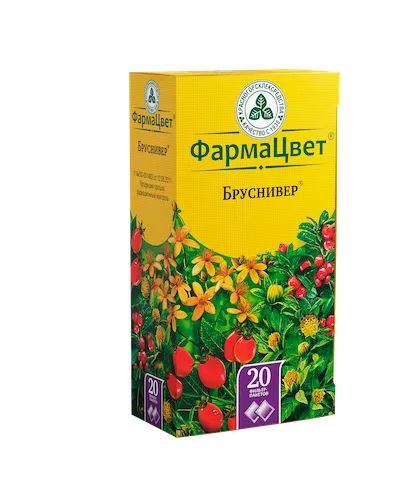 Лот: 23714410. Фото: 1. Бруснивер сбор ф п 2г №20. Лекарства