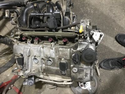 Лот: 14671318. Фото: 1. Двигатель Mazda ZJ-VE по запчастям. Двигатель и элементы двигателя