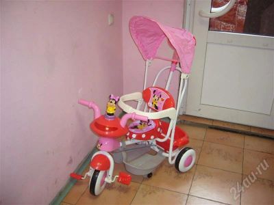 Лот: 371292. Фото: 1. Велосипед с ручкой управления. Другое (дети растут)