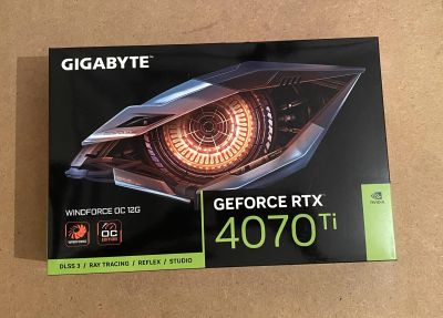 Лот: 21452221. Фото: 1. Видеокарта Gigabyte RTX 4070 ti... Видеокарты