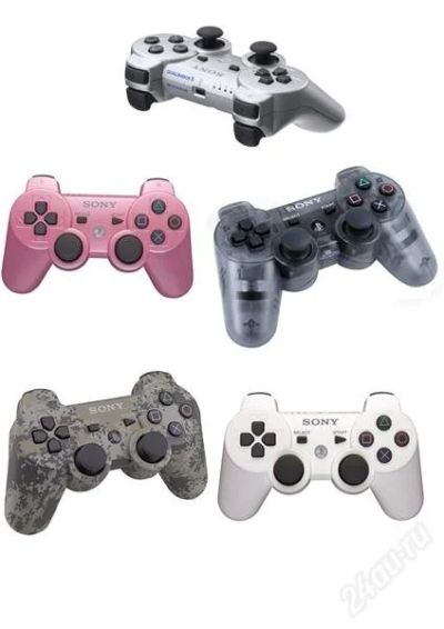 Лот: 1720497. Фото: 1. PS3 Цветной, оригинал, джойстик... Аксессуары для игровых приставок, консолей, геймпады