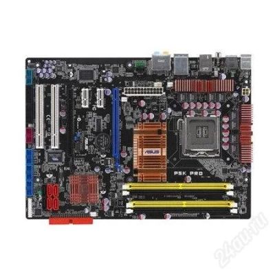 Лот: 2745316. Фото: 1. Материнская плата ASUS P5K Pro... Материнские платы