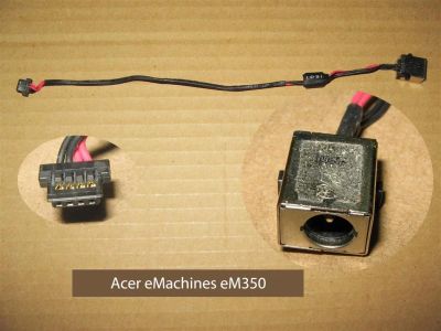 Лот: 8877763. Фото: 1. Разъём питания для нетбука Emachines... Шлейфы, кабели, переходники