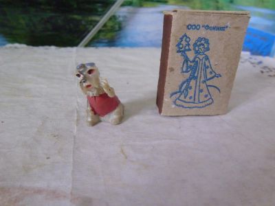 Лот: 11528885. Фото: 1. Собачка силуминовая. Игрушки