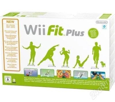 Лот: 390936. Фото: 1. Wii Fit Plus + Wii Balance Board... Игровые приставки, консоли