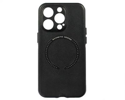 Лот: 20887591. Фото: 1. Чехол iPhone 14 Pro Leather Magnetic... Чехлы, бамперы