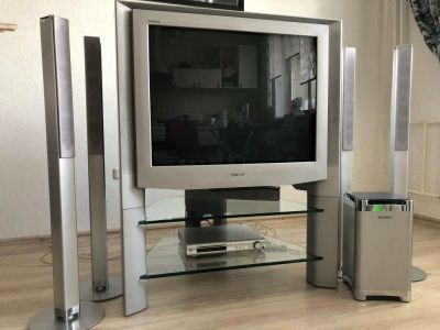 Лот: 11366879. Фото: 1. Телевизор Sony 34’ + кинотеатр... Телевизоры
