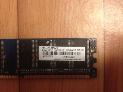 Лот: 4958202. Фото: 1. планка оперативы ddr 400 excalibrus. Оперативная память