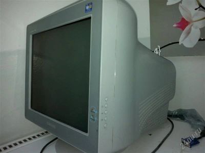 Лот: 1767016. Фото: 1. Монитор,. ЭЛТ-мониторы