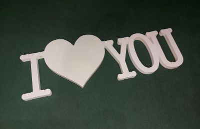 Лот: 19272705. Фото: 1. Надпись I ♡ you. Другое (предметы интерьера)