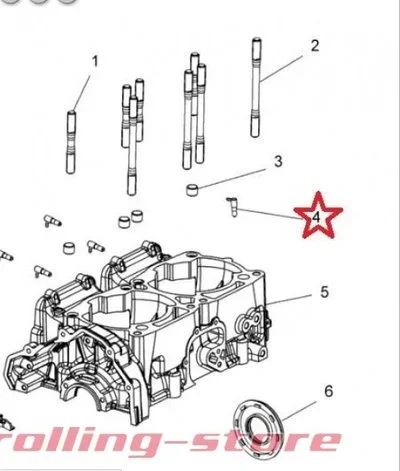 Лот: 12999507. Фото: 1. Форсунка масляная Polaris RMK... Запчасти