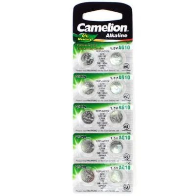 Лот: 21515392. Фото: 1. Эл/пит LR54 (AG10) Camelion BL10. Батарейки, аккумуляторы, элементы питания