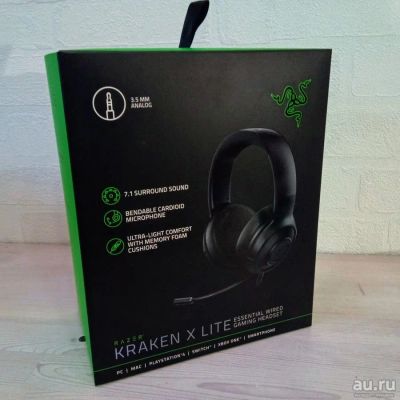 Лот: 17589740. Фото: 1. Razer Kraken X Lite (сломано оголовье... Наушники, гарнитуры
