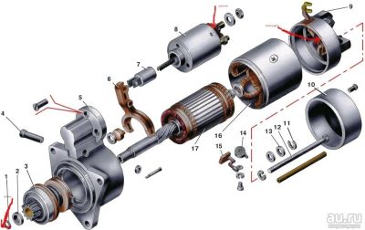 Лот: 13650732. Фото: 1. Стартер Nissan tino. Двигатель и элементы двигателя