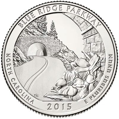 Лот: 6670183. Фото: 1. США 25 центов 2015 года. 28 монета... Америка