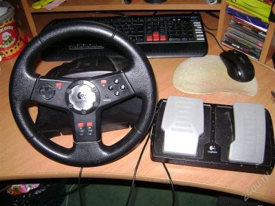 Лот: 1428383. Фото: 1. руль logitech formula vibration... Рули, джойстики