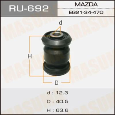 Лот: 18593115. Фото: 1. Сайлентблок masuma cx-7 front... Ходовая, подвеска, рулевое управление