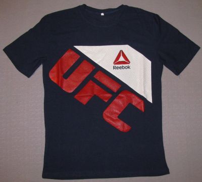 Лот: 9118460. Фото: 1. футболка новая темно-синяя UFC... Футболки, поло