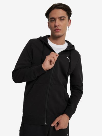 Лот: 25085500. Фото: 1. Толстовка мужская PUMA, Черный. Легкие куртки, толстовки