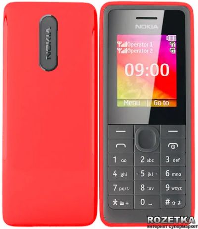 Лот: 4507096. Фото: 1. Корпус Nokia 107 Dual (Красный... Корпуса, клавиатуры, кнопки