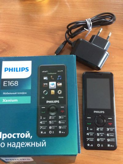 Лот: 12682810. Фото: 1. Мобильный телефон Philips E 168... Кнопочные мобильные телефоны