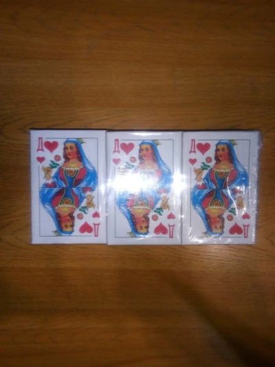 Лот: 16876974. Фото: 1. Упаковка игральных карт (6 колод... Настольные игры, карты