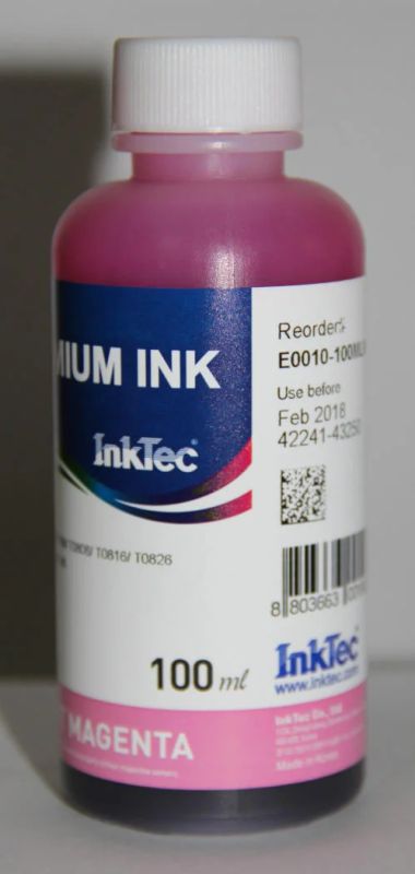 Лот: 4282084. Фото: 1. Чернила InkTec E0010-100MLM Цвет... Картриджи, расходные материалы