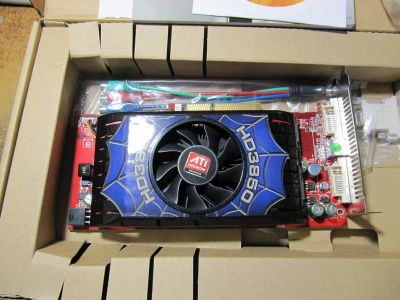 Лот: 4246974. Фото: 1. AGP ATI Radeon HD3850 - прямо... Видеокарты