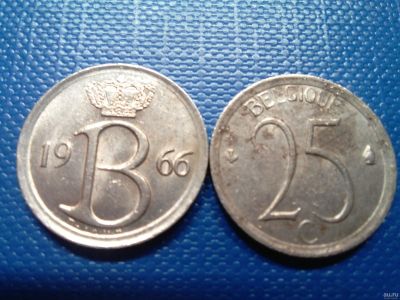 Лот: 13853916. Фото: 1. Монета Бельгии 25 cent. Европа