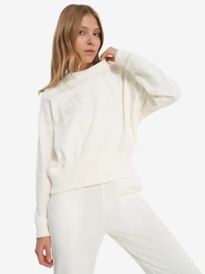 Лот: 25642450. Фото: 1. Свитшот женский Ellesse, Бежевый. Другое (спортивная одежда)