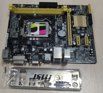 Лот: 19605737. Фото: 1. Мат. плата ASUS H81M-K LGA1150... Материнские платы