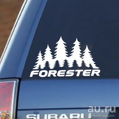 Лот: 9230712. Фото: 1. Наклейка на subaru "forester". Тонировка, автовинил