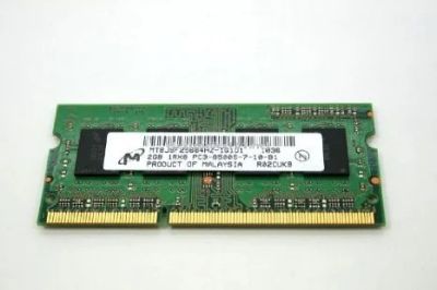 Лот: 6346960. Фото: 1. Micron 2GB SO-DIMM PC3-8500 DDR3. Оперативная память
