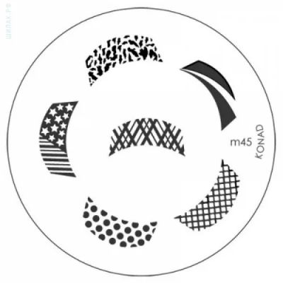 Лот: 7404674. Фото: 1. Диск KONAD m45 (стемпинг). Украшения, дизайн ногтей