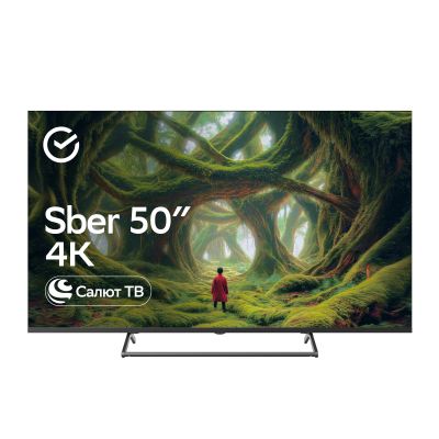 Лот: 24288986. Фото: 1. Умный телевизор Sber SDX-50U4125. Умный дом