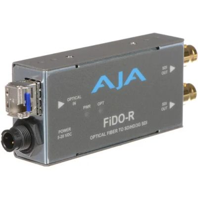 Лот: 25414690. Фото: 1. Конвертер AJA FiDO Single-Channel... Шлейфы, кабели, переходники