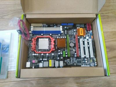 Лот: 7328383. Фото: 1. материнская плата asrock m3a770de. Материнские платы