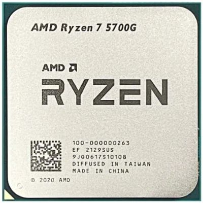 Лот: 24947033. Фото: 1. Процессор AMD AM4 Ryzen 7 5700G... Процессоры