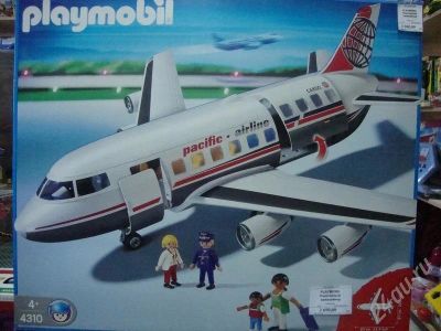 Лот: 393273. Фото: 1. Playmobil Реактивный авиалайнер... Конструкторы